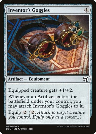 Inventor's Goggles [Duel Decks: Elves vs. Inventors] | Exor Games New Glasgow