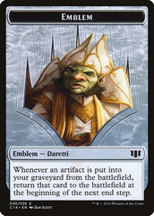 Daretti, Scrap Savant Emblem // Tuktuk the Returned Double-sided Token [Commander 2014 Tokens] | Exor Games New Glasgow