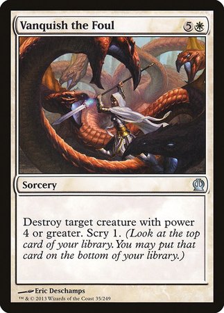 Vanquish the Foul [Theros] | Exor Games New Glasgow