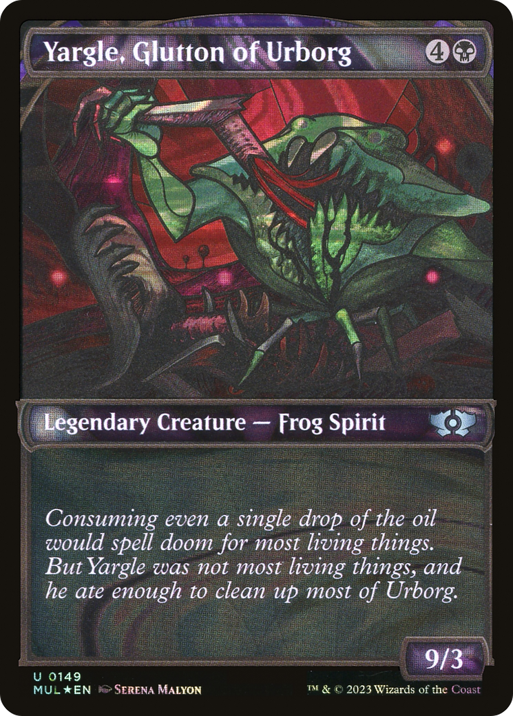 Yargle, Glutton of Urborg (Halo Foil) [Multiverse Legends] | Exor Games New Glasgow