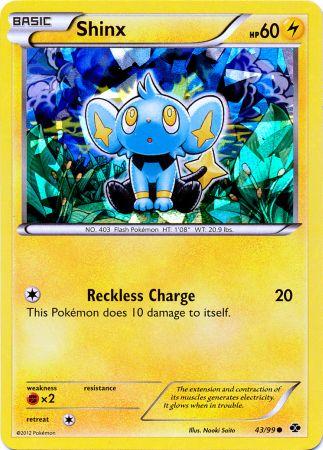 Shinx (43/99) (Cracked Ice Holo) (Blister Exclusive) [Black & White: Next Destinies] | Exor Games New Glasgow