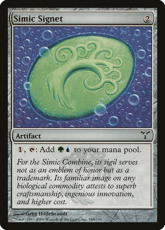 Simic Signet [Dissension] | Exor Games New Glasgow