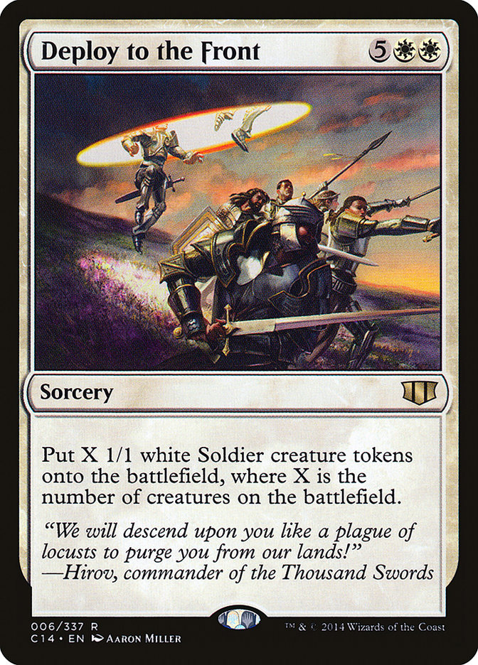 Deploy to the Front [Commander 2014] | Exor Games New Glasgow