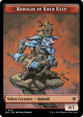 Gold // Kobolds of Kher Keep Double-Sided Token [Murders at Karlov Manor Commander Tokens] | Exor Games New Glasgow