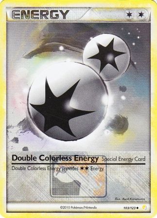 Double Colorless Energy (103/123) (League Promo) [HeartGold & SoulSilver: Base Set] | Exor Games New Glasgow