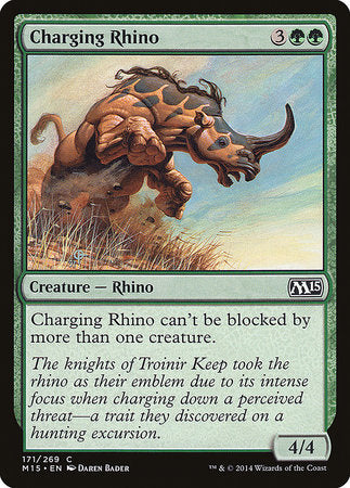 Charging Rhino [Magic 2015] | Exor Games New Glasgow