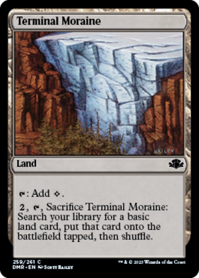 Terminal Moraine [Dominaria Remastered] | Exor Games New Glasgow