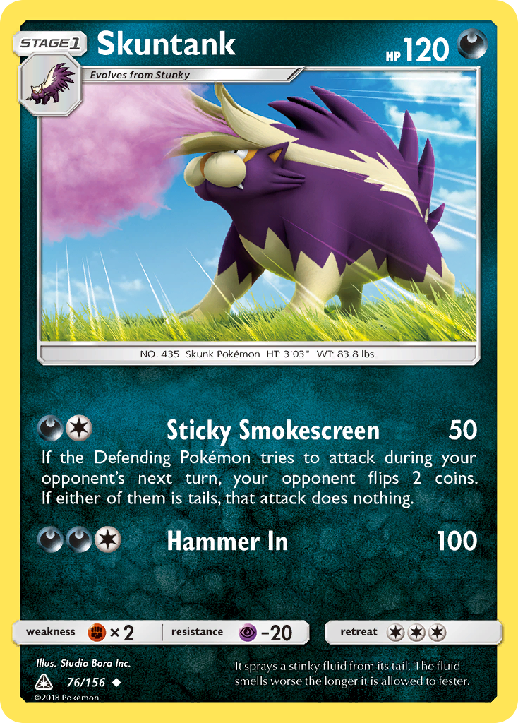 Skuntank (76/156) [Sun & Moon: Ultra Prism] | Exor Games New Glasgow