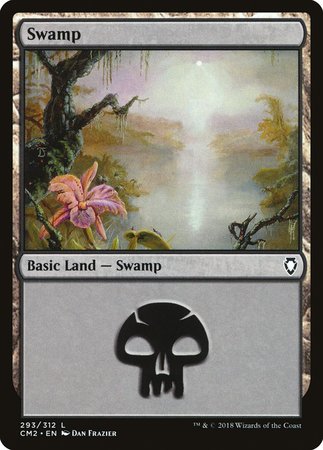 Swamp (293) [Commander Anthology Volume II] | Exor Games New Glasgow