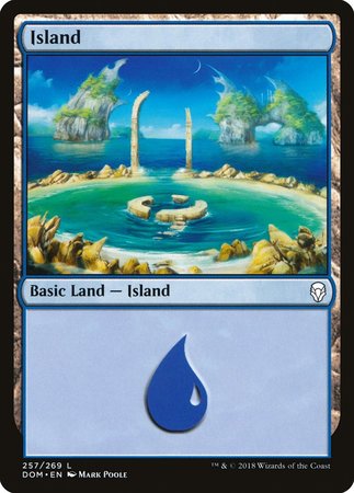 Island (257) [Dominaria] | Exor Games New Glasgow