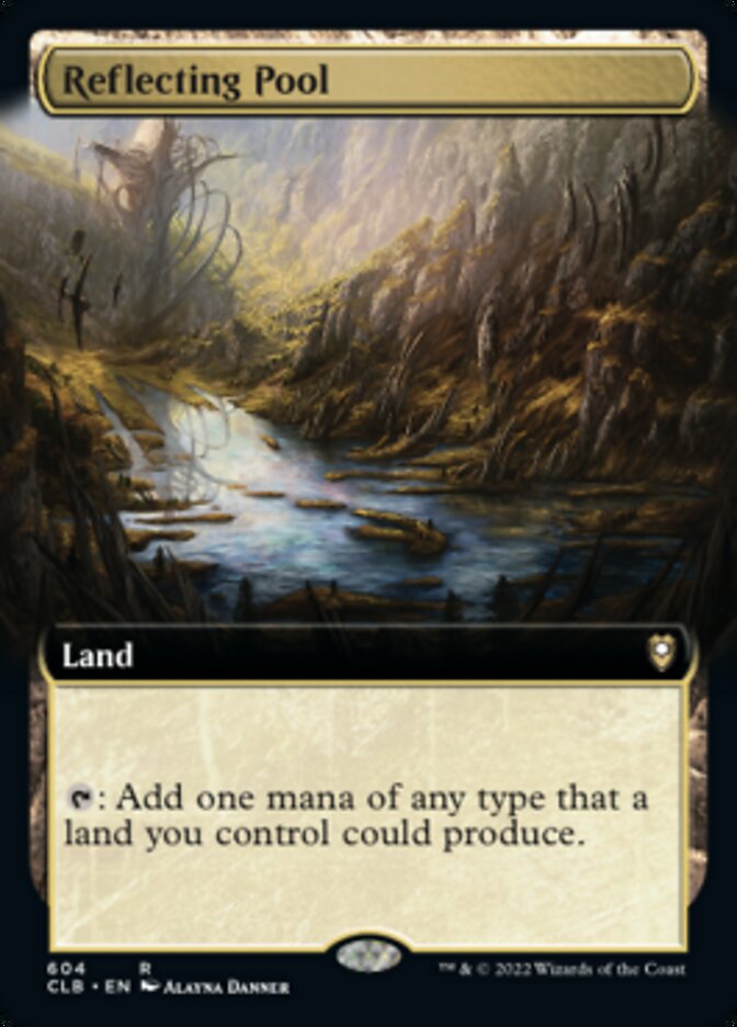 Reflecting Pool (Extended Art) [Commander Legends: Battle for Baldur's Gate] | Exor Games New Glasgow