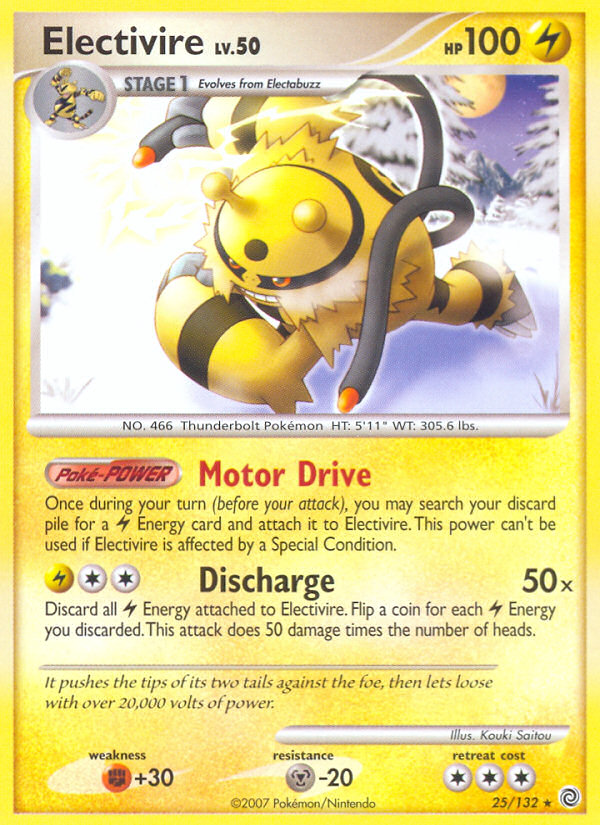 Electivire (25/132) [Diamond & Pearl: Secret Wonders] | Exor Games New Glasgow