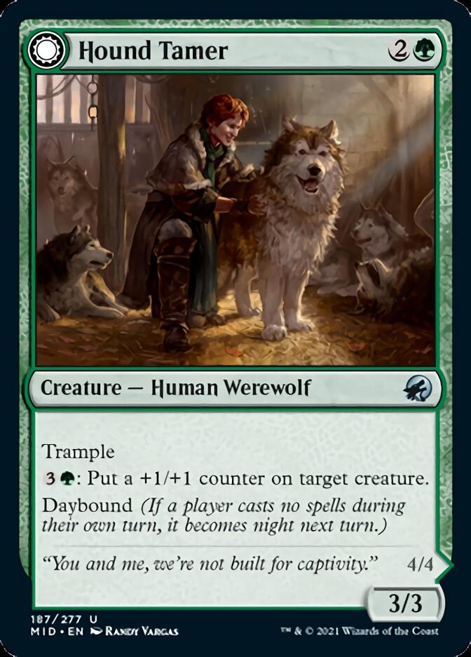 Hound Tamer // Untamed Pup [Innistrad: Midnight Hunt] | Exor Games New Glasgow