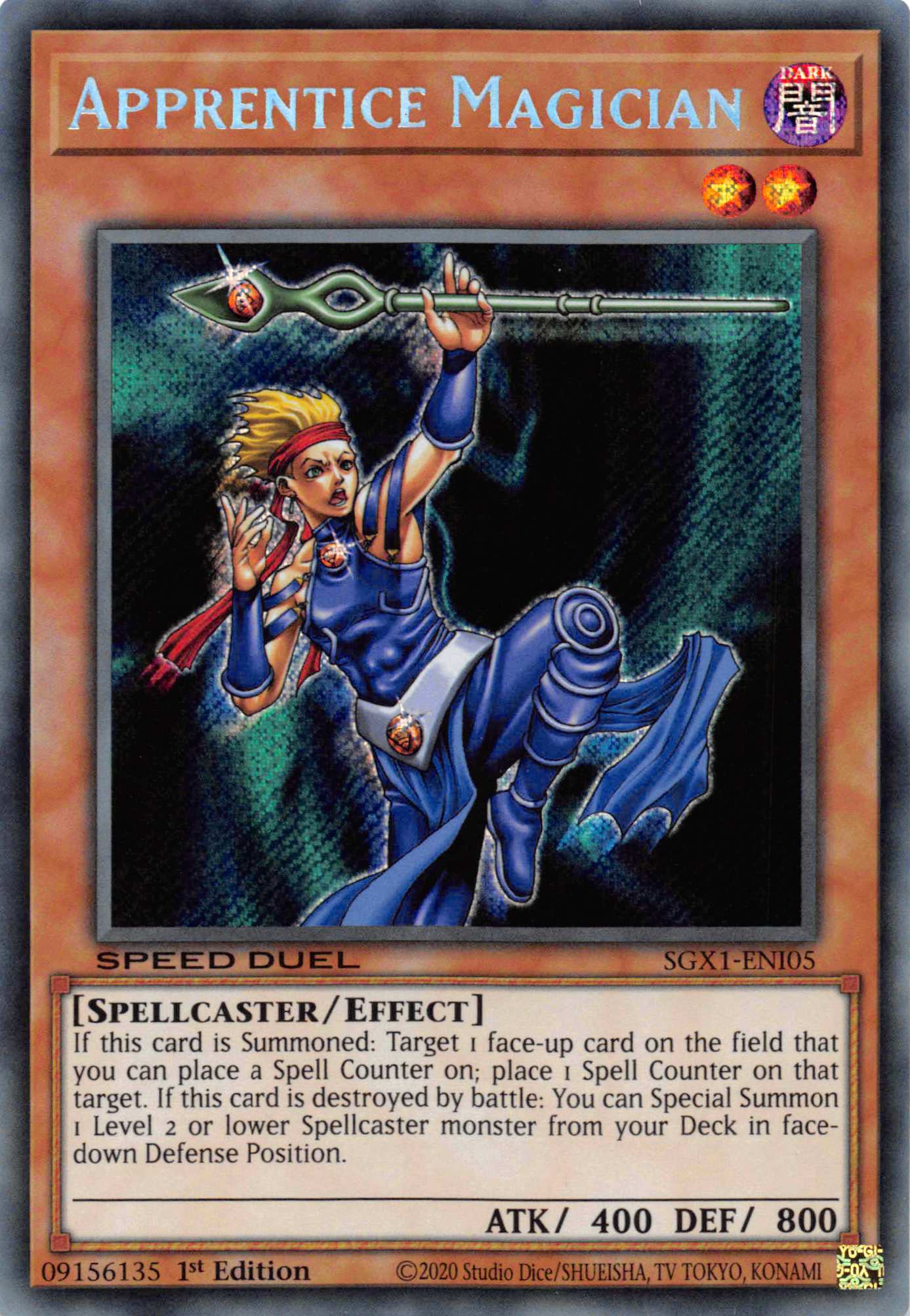 Apprentice Magician [SGX1-ENI05] Secret Rare | Exor Games New Glasgow