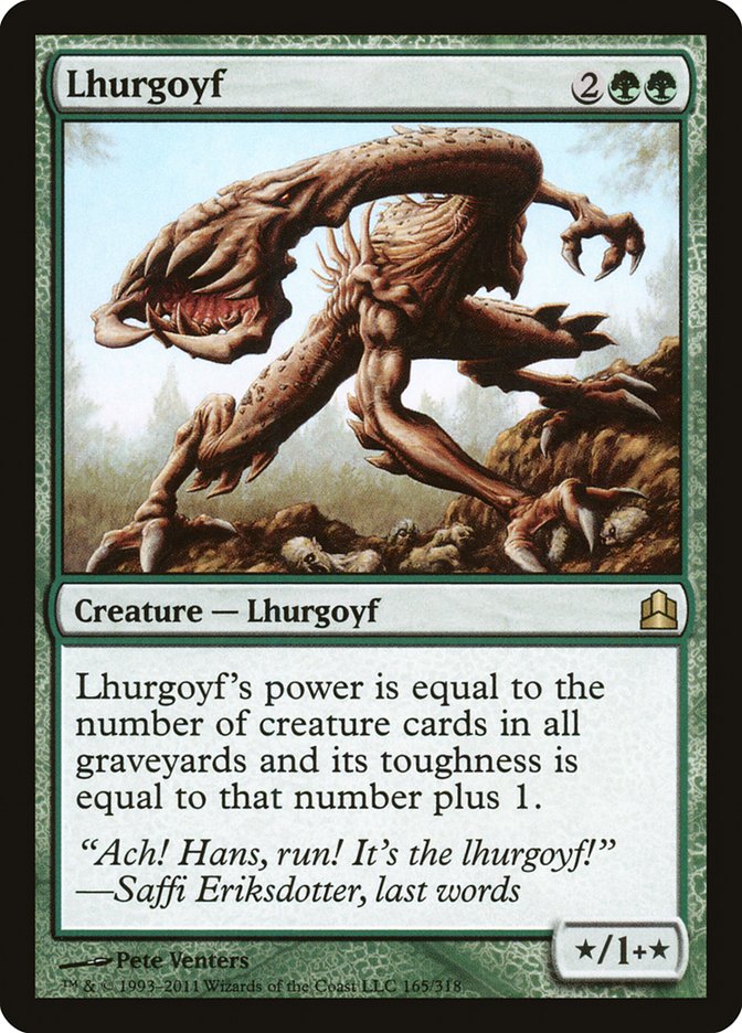 Lhurgoyf [Commander 2011] | Exor Games New Glasgow