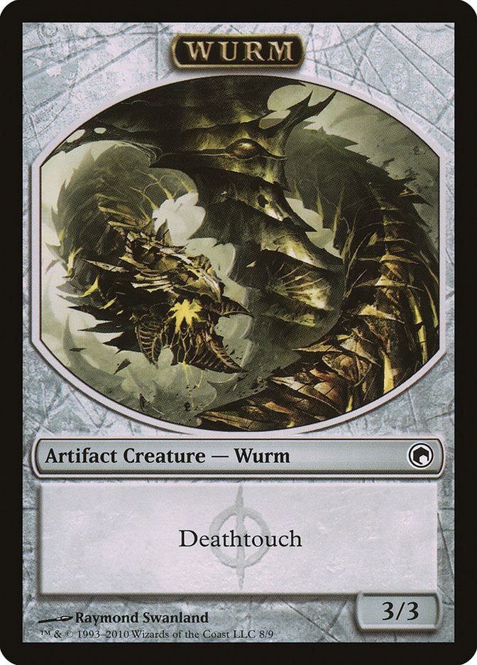 Wurm (Deathtouch) [Scars of Mirrodin Tokens] | Exor Games New Glasgow