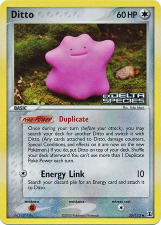 Ditto (35/113) (Stamped) [EX: Delta Species] | Exor Games New Glasgow