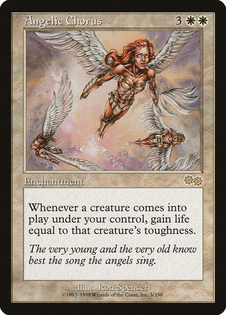 Angelic Chorus [Urza's Saga] | Exor Games New Glasgow