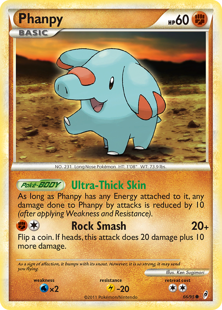 Phanpy (66/95) [HeartGold & SoulSilver: Call of Legends] | Exor Games New Glasgow