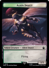 Alien Angel // Alien Insect Double-Sided Token [Doctor Who Tokens] | Exor Games New Glasgow