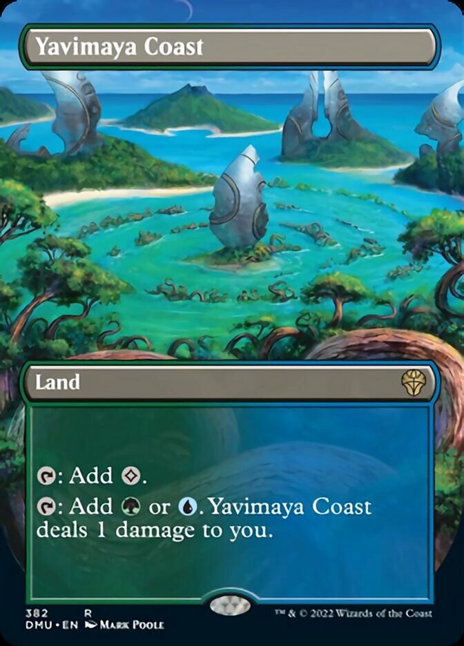 Yavimaya Coast (Borderless Alternate Art) [Dominaria United] | Exor Games New Glasgow