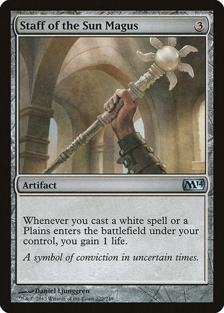 Staff of the Sun Magus [Magic 2014] | Exor Games New Glasgow