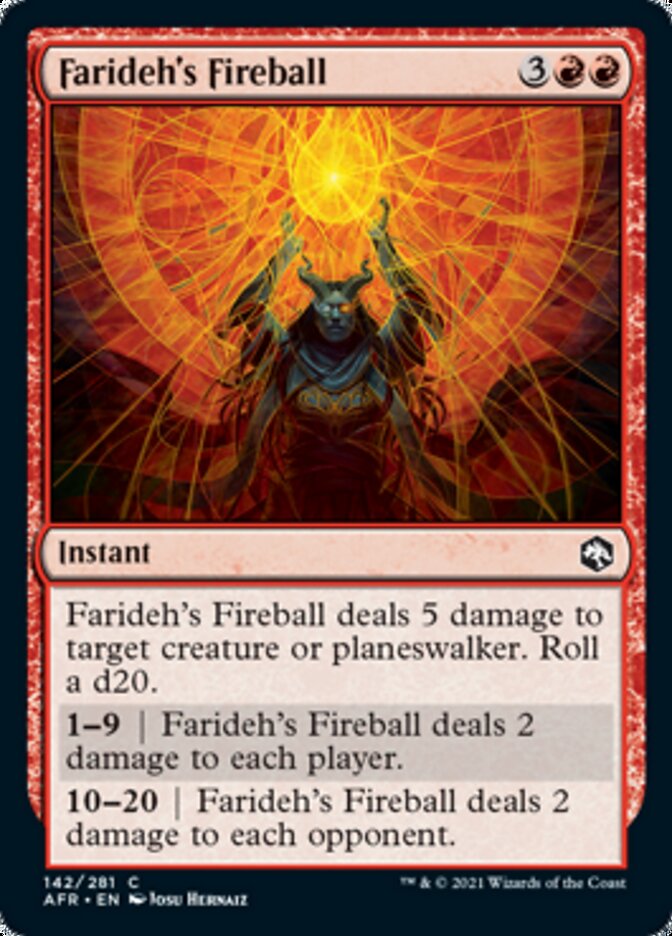 Farideh's Fireball [Dungeons & Dragons: Adventures in the Forgotten Realms] | Exor Games New Glasgow