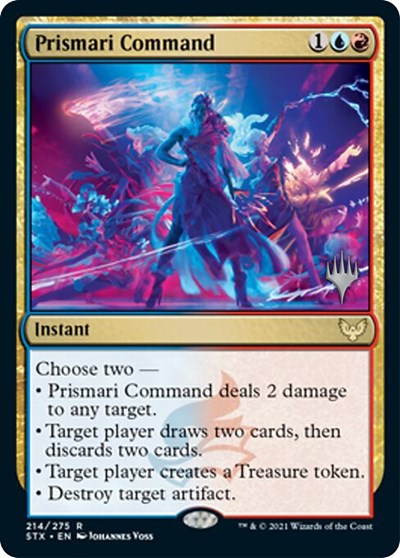 Prismari Command (Promo Pack) [Strixhaven: School of Mages Promos] | Exor Games New Glasgow