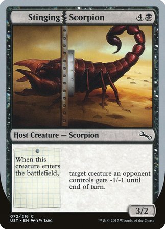 Stinging Scorpion [Unstable] | Exor Games New Glasgow