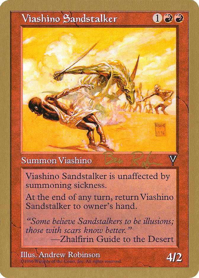 Viashino Sandstalker (Ben Rubin) [World Championship Decks 1998] | Exor Games New Glasgow