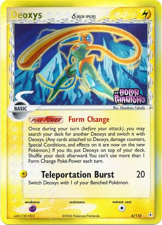 Deoxys (6/110) (Delta Species) (Stamped) [EX: Holon Phantoms] | Exor Games New Glasgow