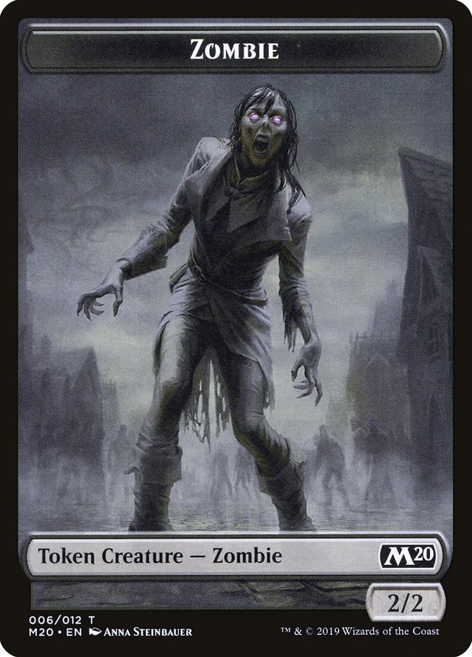 Soldier // Zombie Double-Sided Token [Game Night 2019 Tokens] | Exor Games New Glasgow