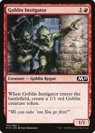 Goblin Instigator [Core Set 2019] | Exor Games New Glasgow