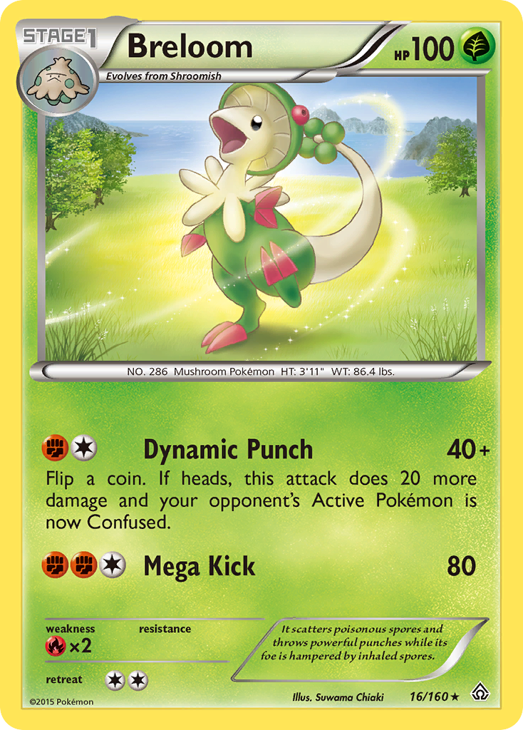 Breloom (16/160) [XY: Primal Clash] | Exor Games New Glasgow