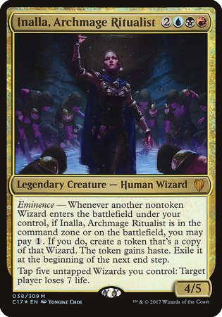 Inalla, Archmage Ritualist (Commander 2017) [Commander 2017 Oversized] | Exor Games New Glasgow