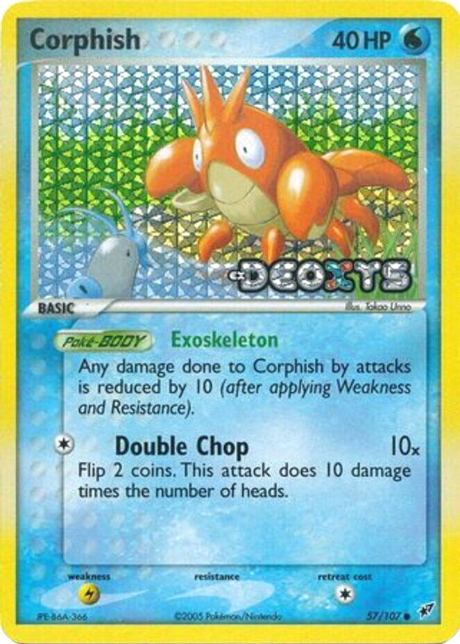 Corphish (57/107) (Stamped) [EX: Deoxys] | Exor Games New Glasgow