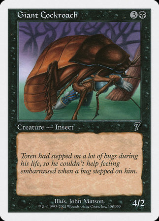 Giant Cockroach [Seventh Edition] | Exor Games New Glasgow