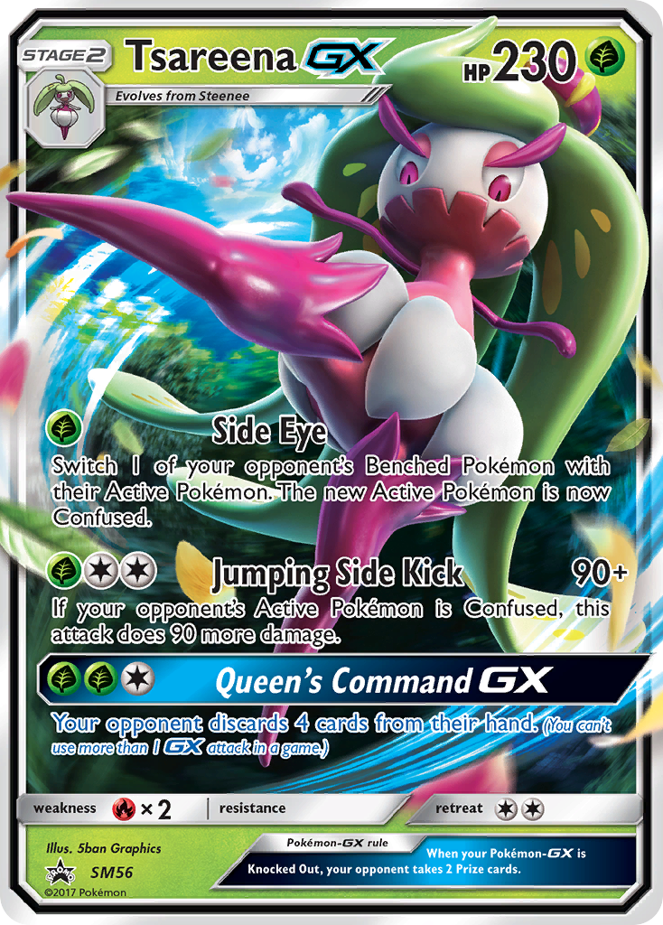 Tsareena GX (SM56) [Sun & Moon: Black Star Promos] | Exor Games New Glasgow