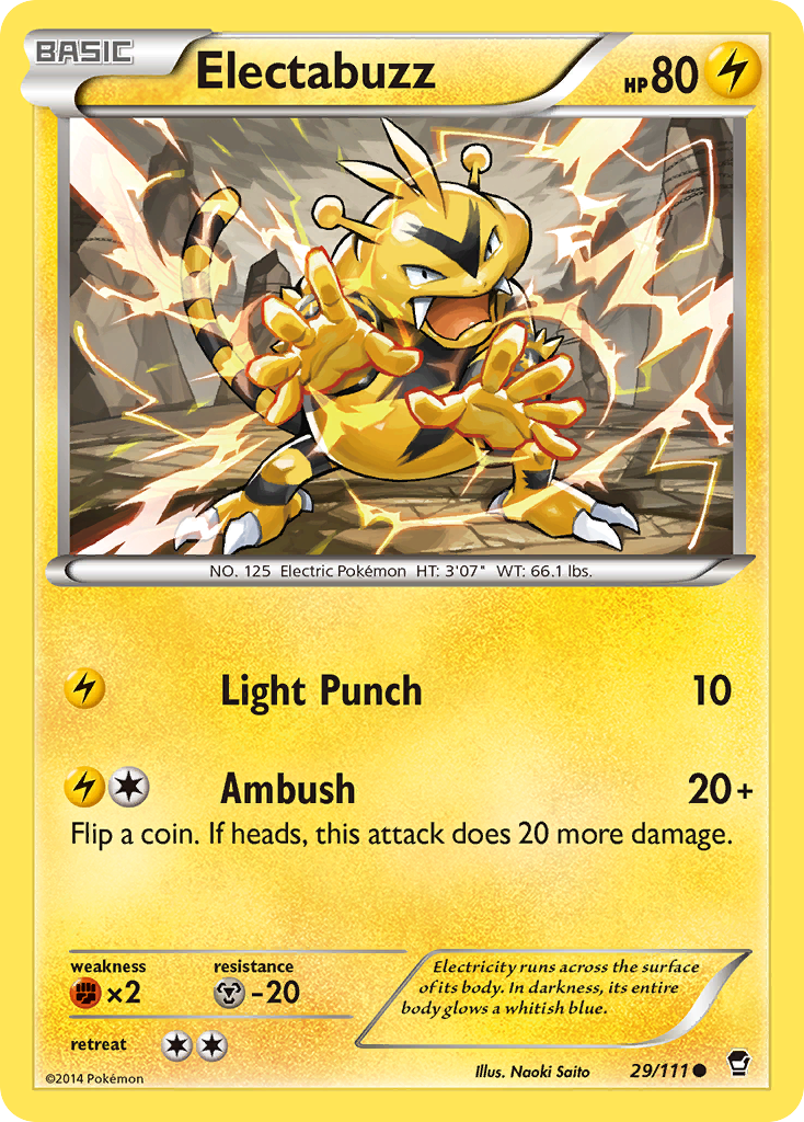 Electabuzz (29/111) [XY: Furious Fists] | Exor Games New Glasgow