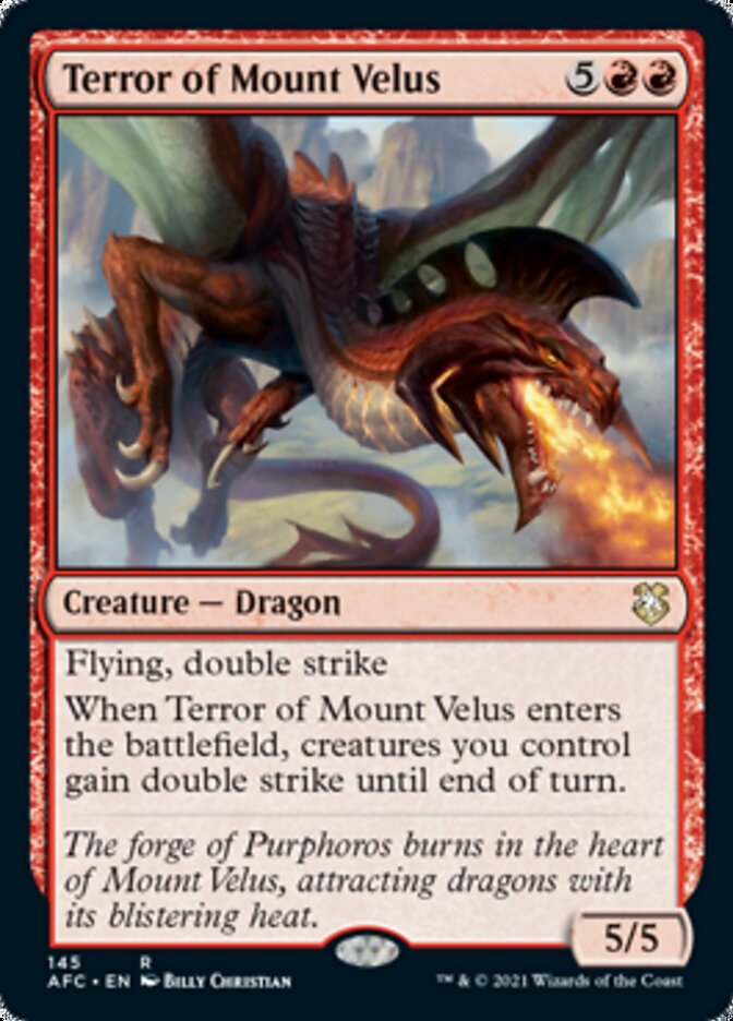Terror of Mount Velus [Dungeons & Dragons: Adventures in the Forgotten Realms Commander] | Exor Games New Glasgow