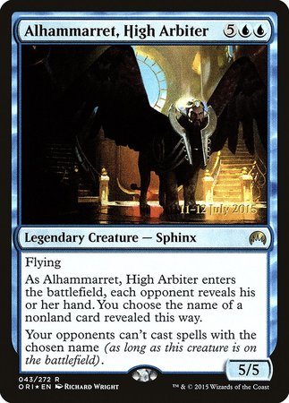 Alhammarret, High Arbiter [Magic Origins Promos] | Exor Games New Glasgow