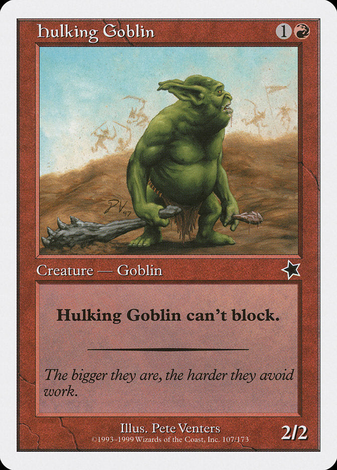 Hulking Goblin [Starter 1999] | Exor Games New Glasgow