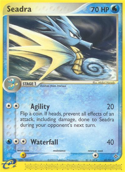 Seadra (40/97) [EX: Dragon] | Exor Games New Glasgow