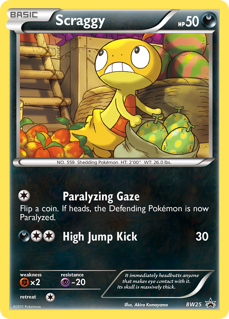 Scraggy (BW25) [Black & White: Black Star Promos] | Exor Games New Glasgow