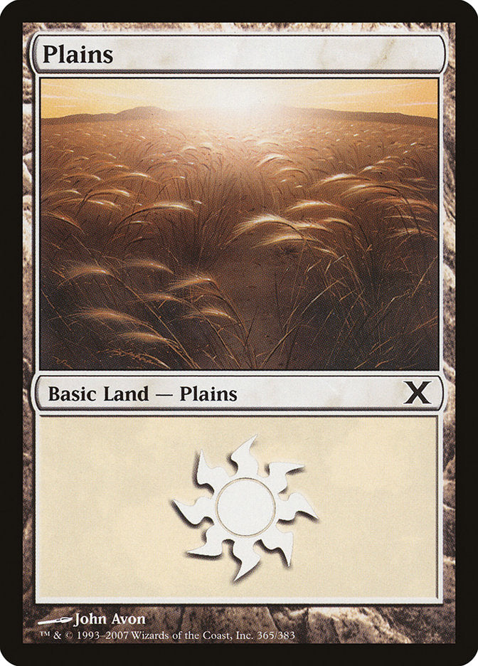 Plains (365) [Tenth Edition] | Exor Games New Glasgow