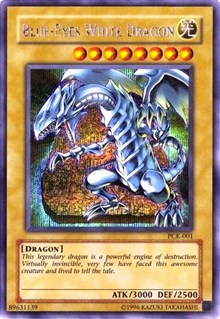 Blue-Eyes White Dragon (Power of Chaos: Kaiba the Revenge) [PCK-001] Secret Rare | Exor Games New Glasgow