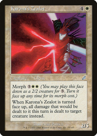 Karona's Zealot [Scourge] | Exor Games New Glasgow