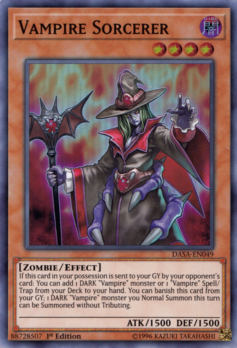 Vampire Sorcerer [DASA-EN049] Super Rare | Exor Games New Glasgow