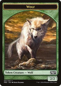 Wolf Token [Prerelease Cards] | Exor Games New Glasgow