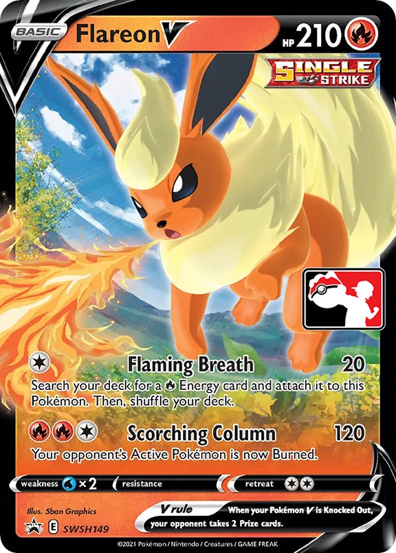 Flareon V (SWSH149) [Prize Pack Series One] | Exor Games New Glasgow